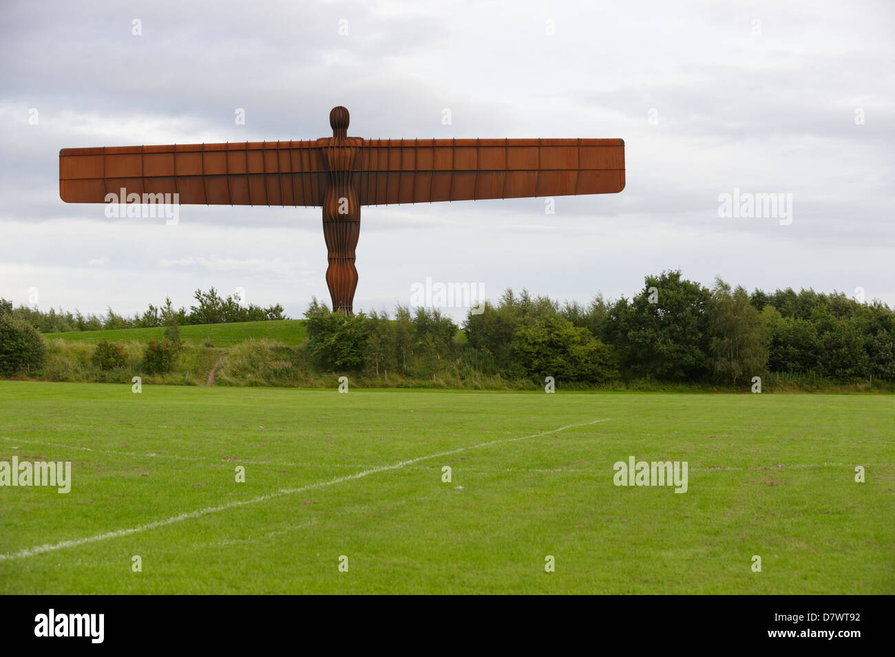 Angel of North sculpture, Gateshead, Tyne and Wear, England Stock Photo ...