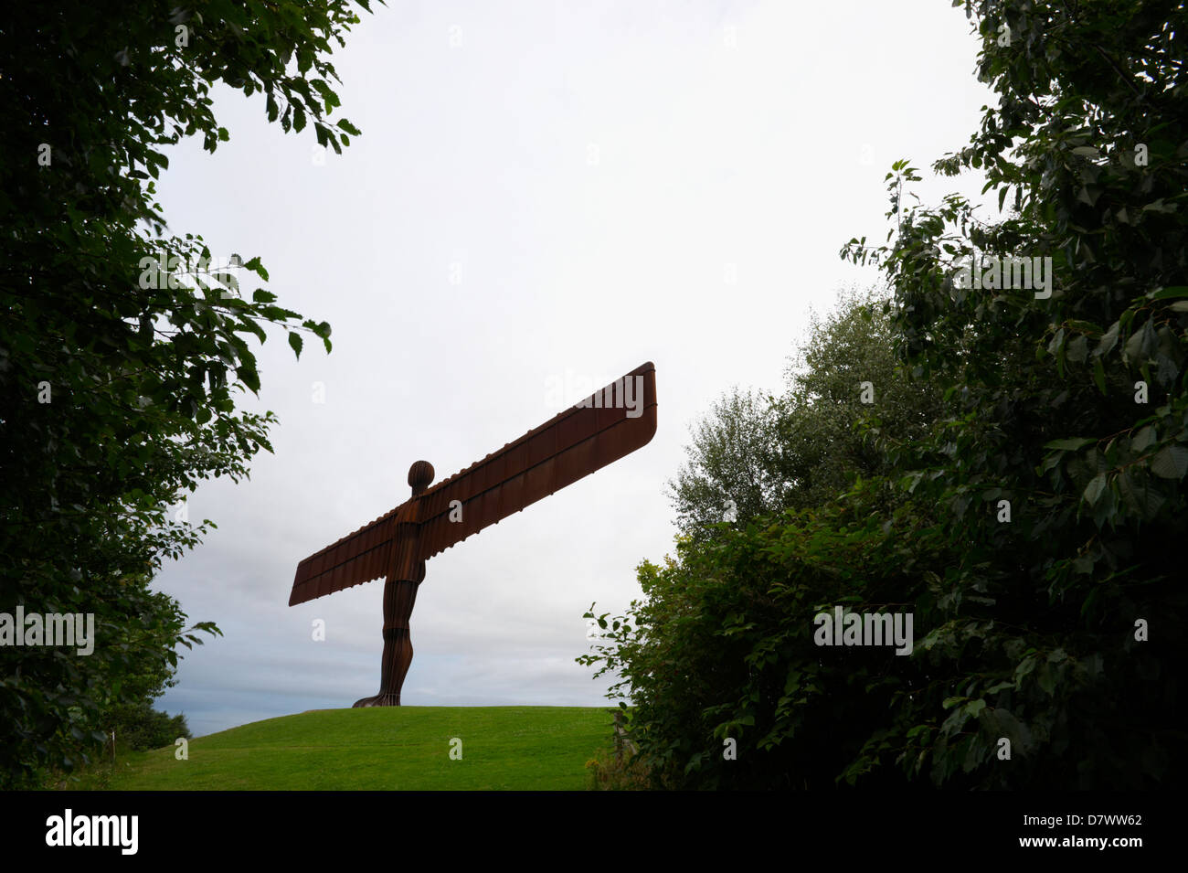 Angel of North sculpture, Gateshead, Tyne and Wear, England Stock Photo ...