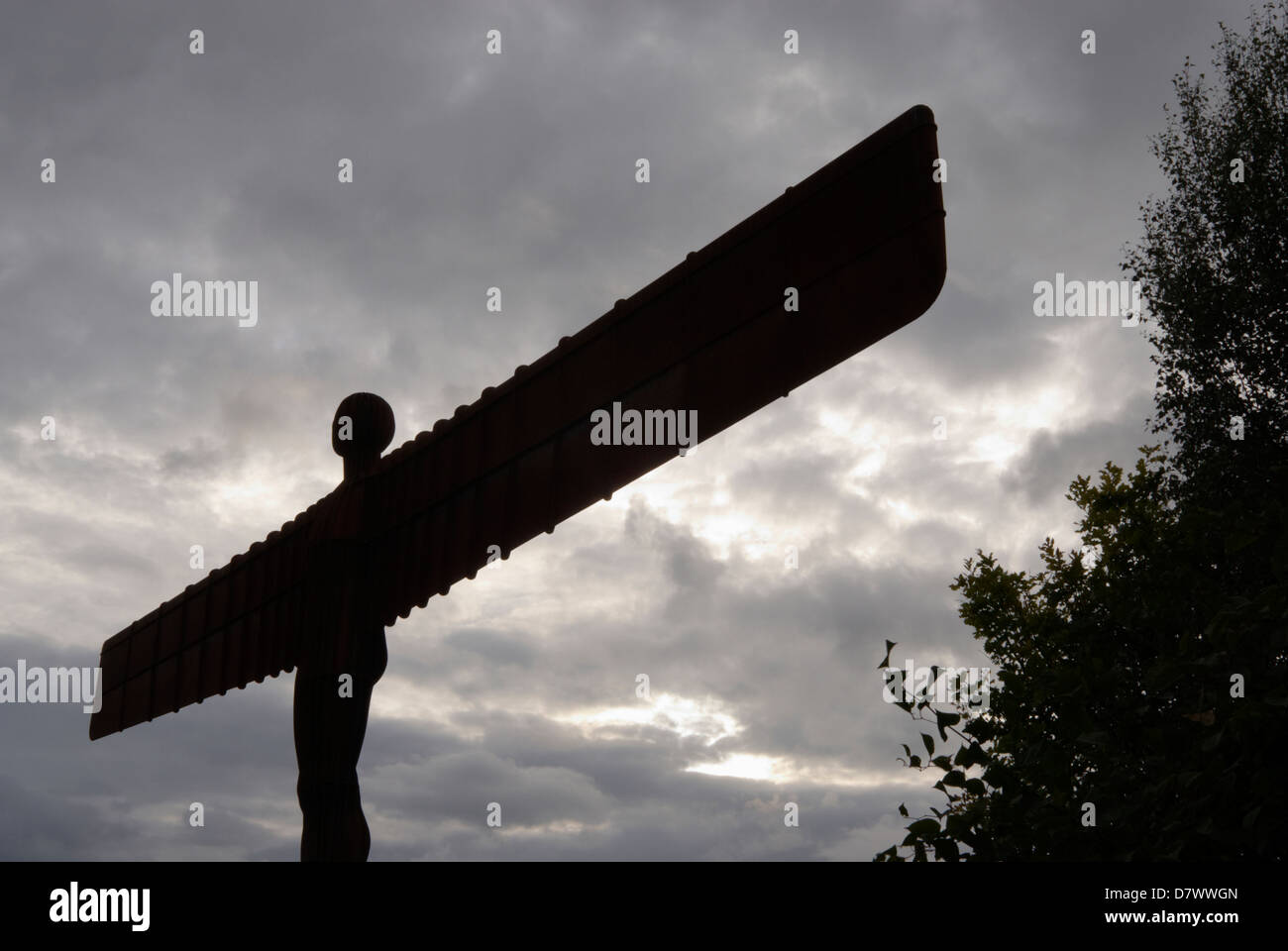 Angel of North sculpture, Gateshead, Tyne and Wear, England Stock Photo ...
