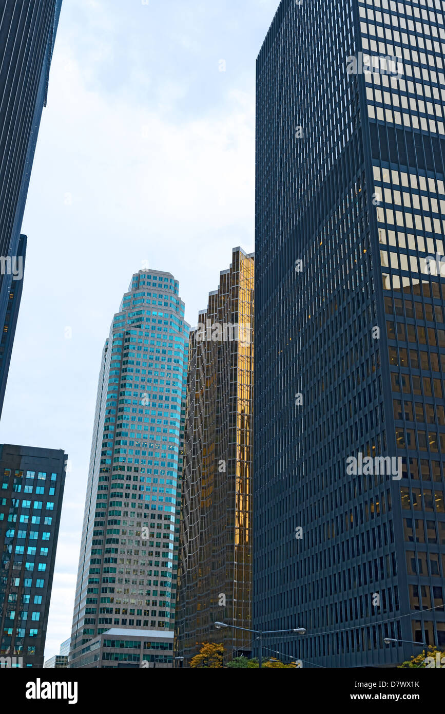 Closeup of skyscrapers in downtown Toronto, financial district on Bay Street Stock Photo - Alamy