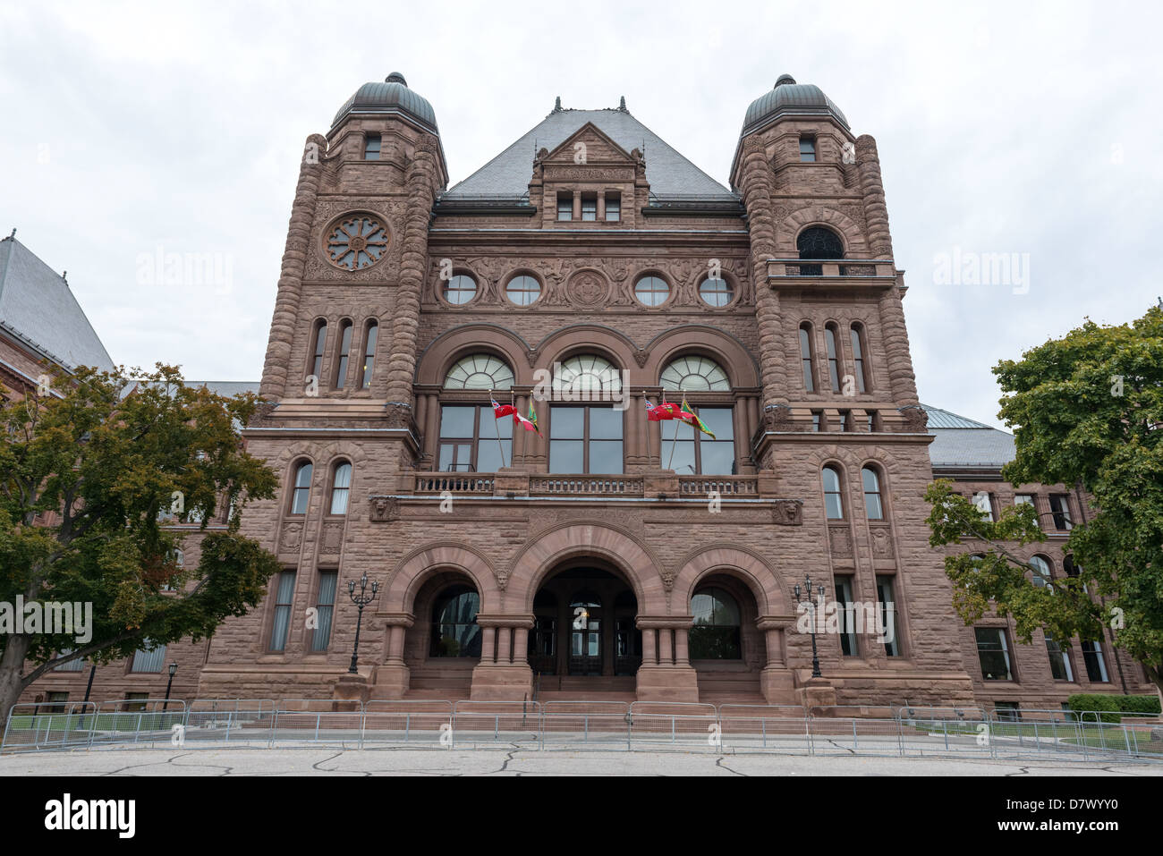 Legislative Assembly of Ontario building Queens Park Toronto Stock Photo