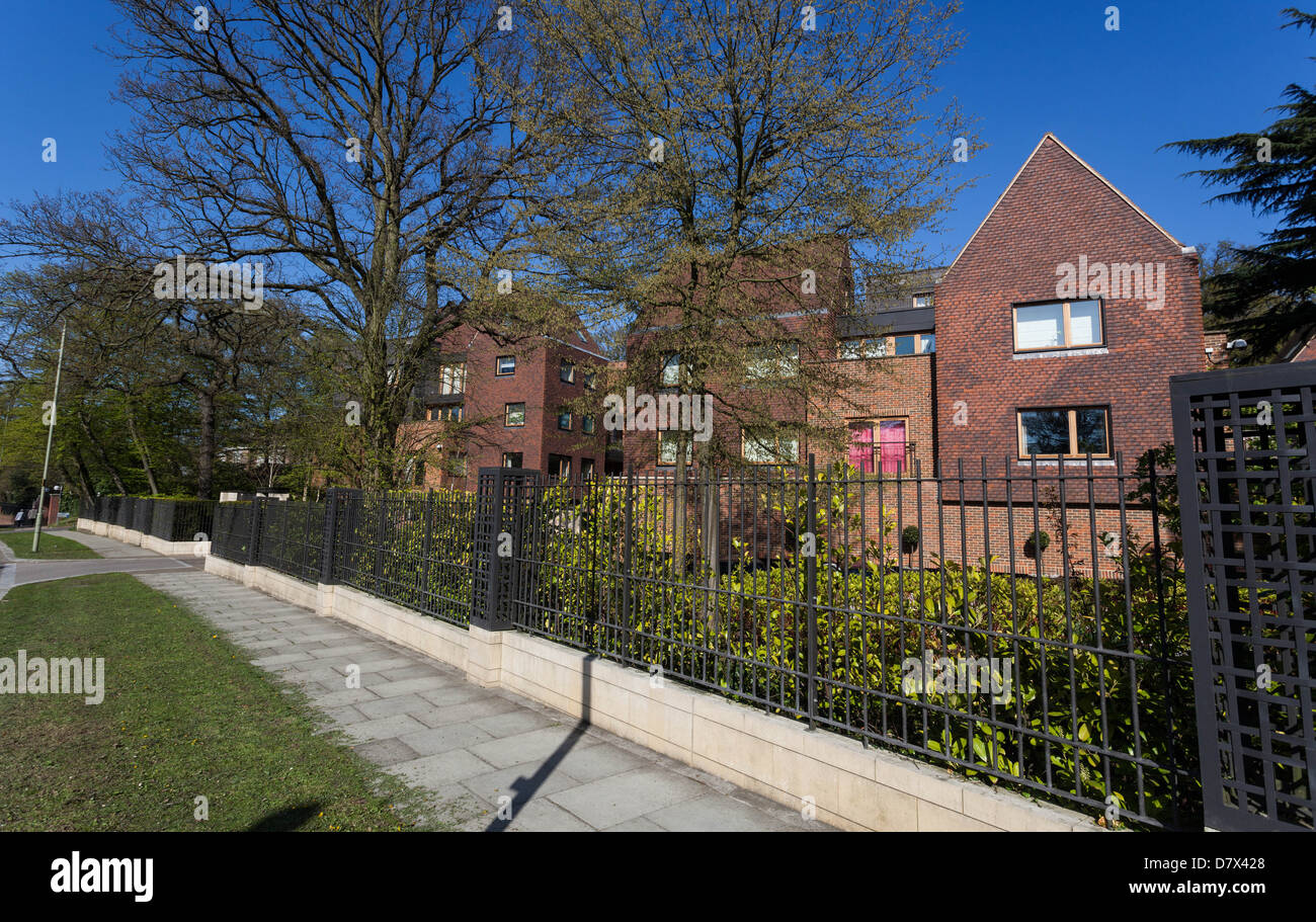 Gated community on The Bishops Avenue, London, N2, England, UK Stock Photo