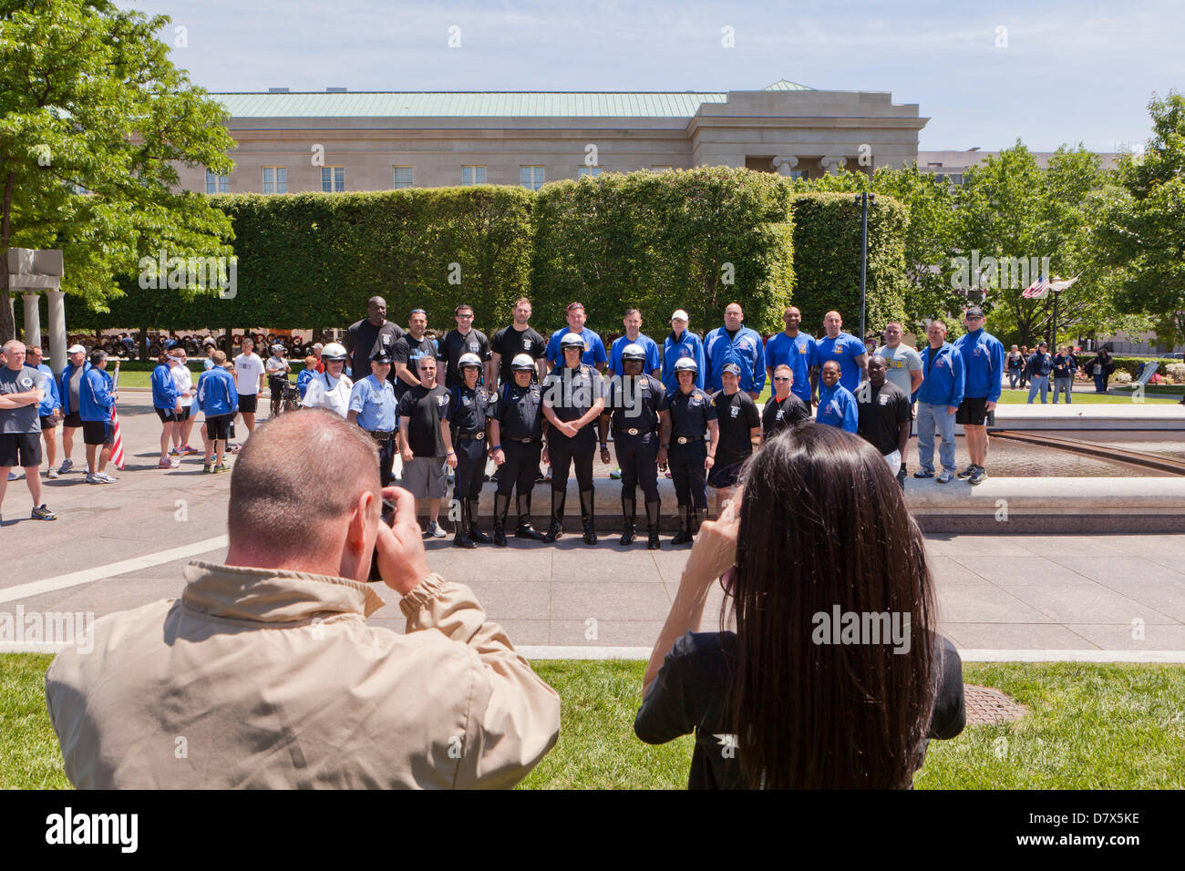 National Law Enforcement Officers Memorial during Police Week