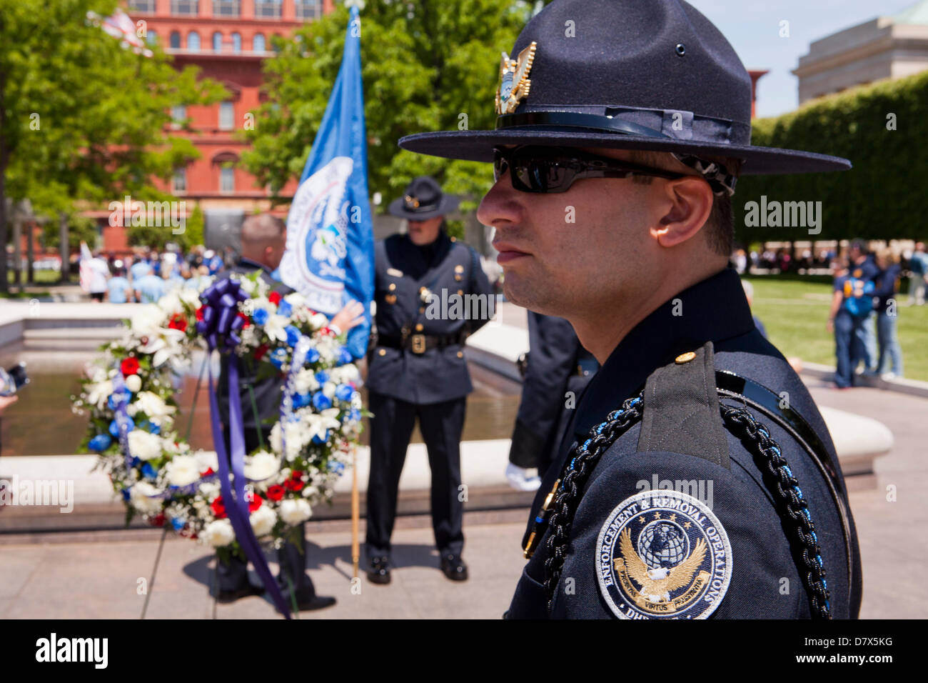 National Law Enforcement Officers Memorial during Police Week