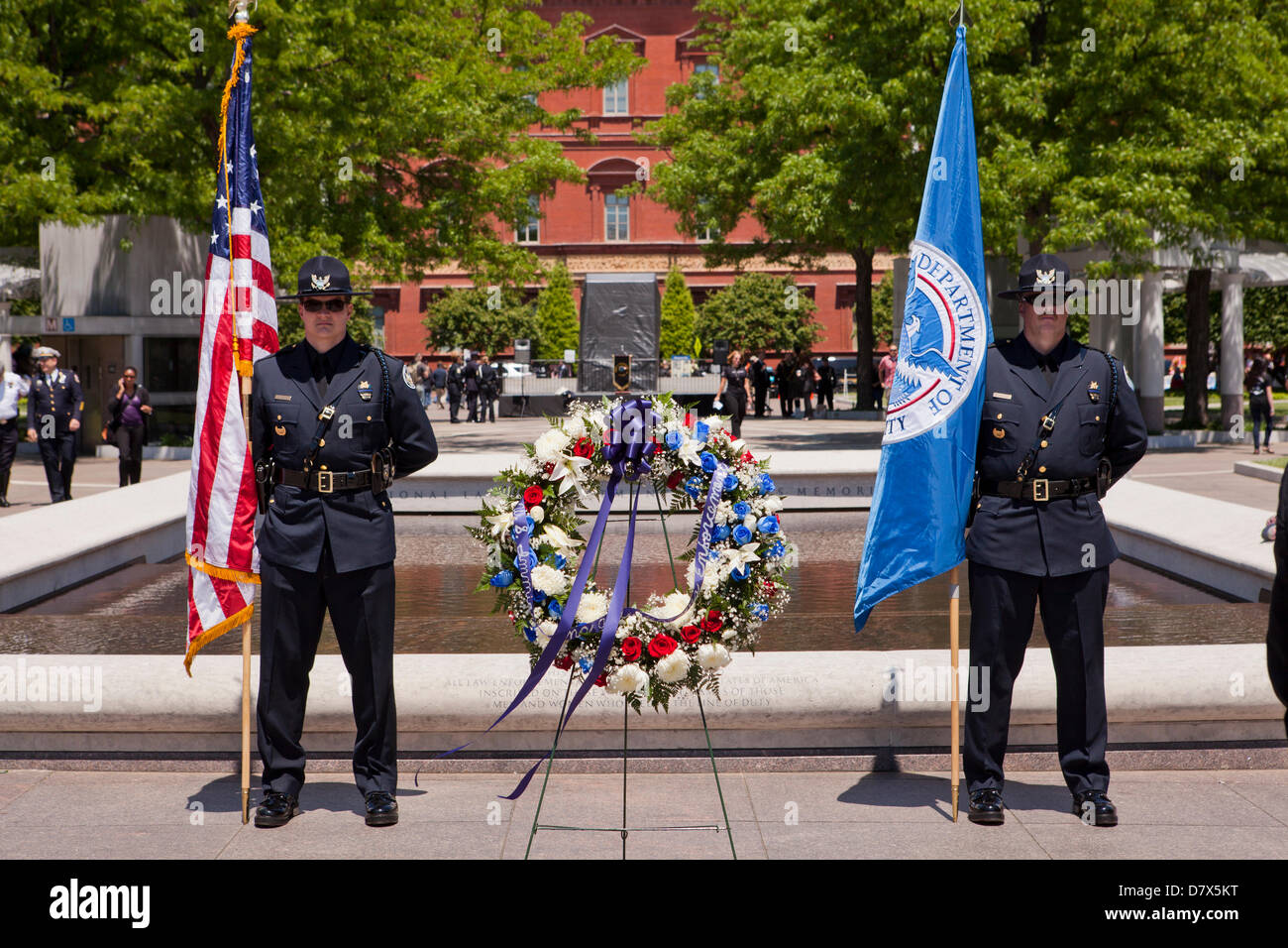 National Law Enforcement Officers Memorial during Police Week