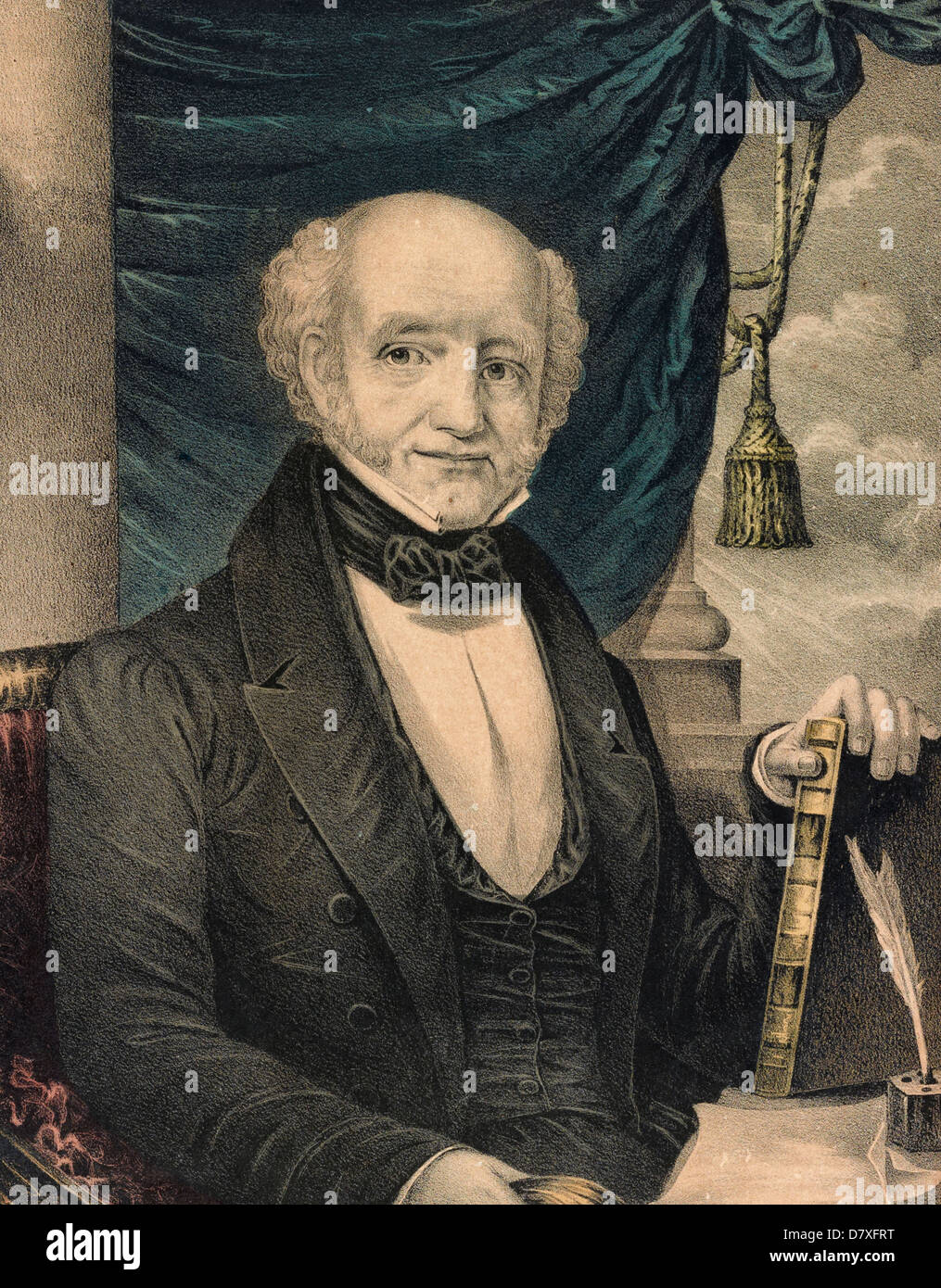 Martin Van Buren: eighth President of the United States of America from 1837 - 1841 Stock Photo
