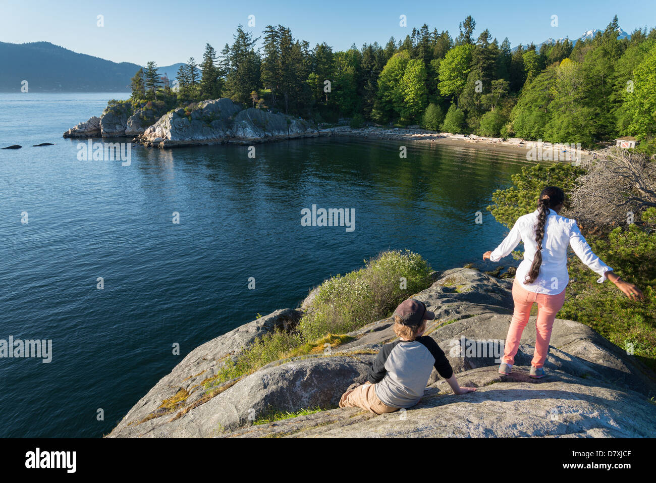 Whyte Island, Whytecliff Park, West Vancouver, British Columbia, Canada Stock Photo