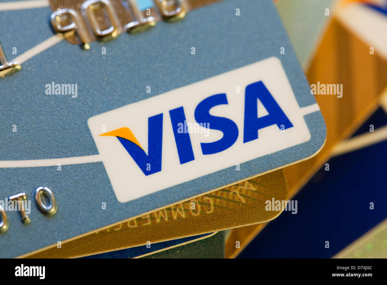Visa logo credit card hi-res stock photography and images - Alamy