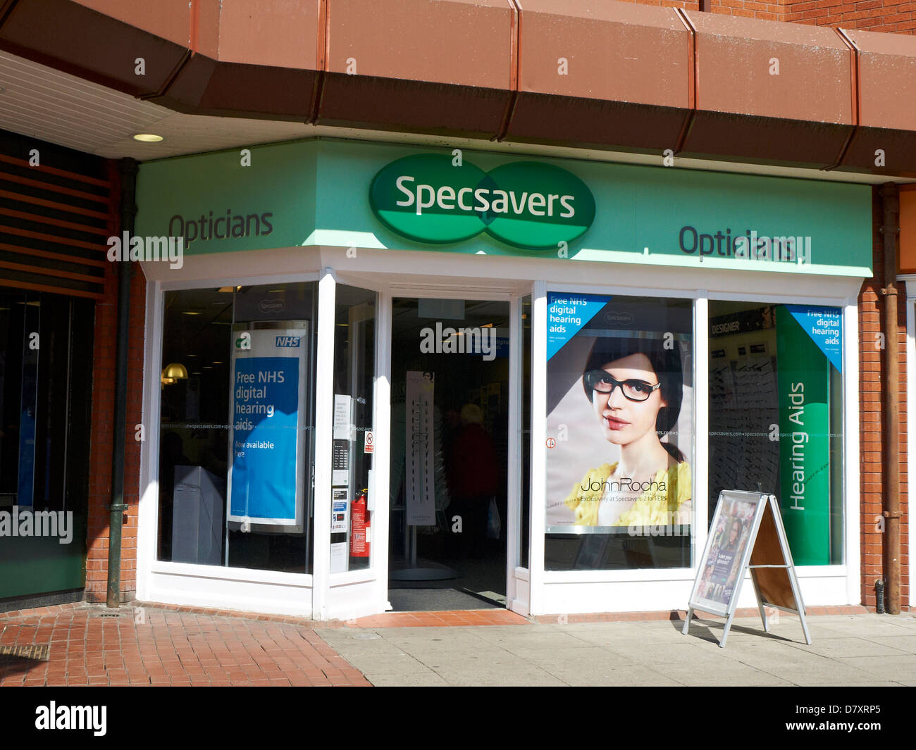 Specsavers opticians shop uk Stock Photo