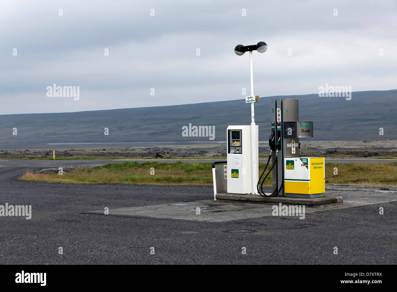 Icelandic petrol station hires stock photography and images Alamy