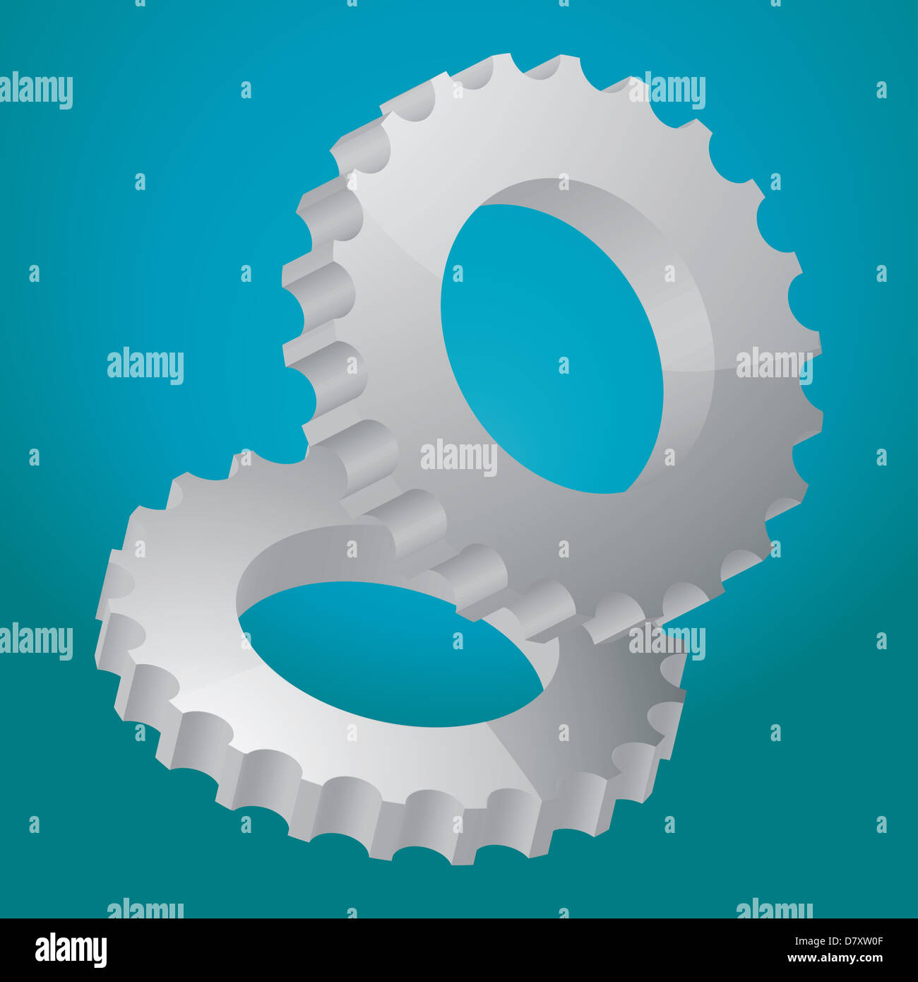 Vector gear background Stock Photo - Alamy