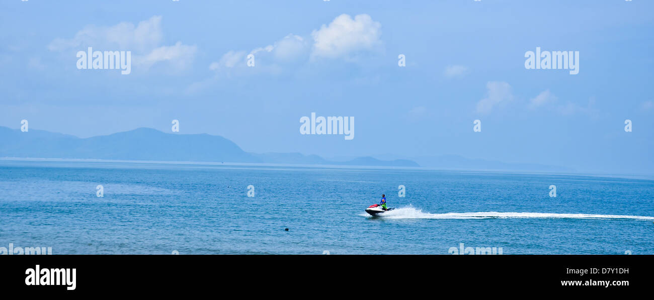 Man riding boat hi-res stock photography and images - Alamy