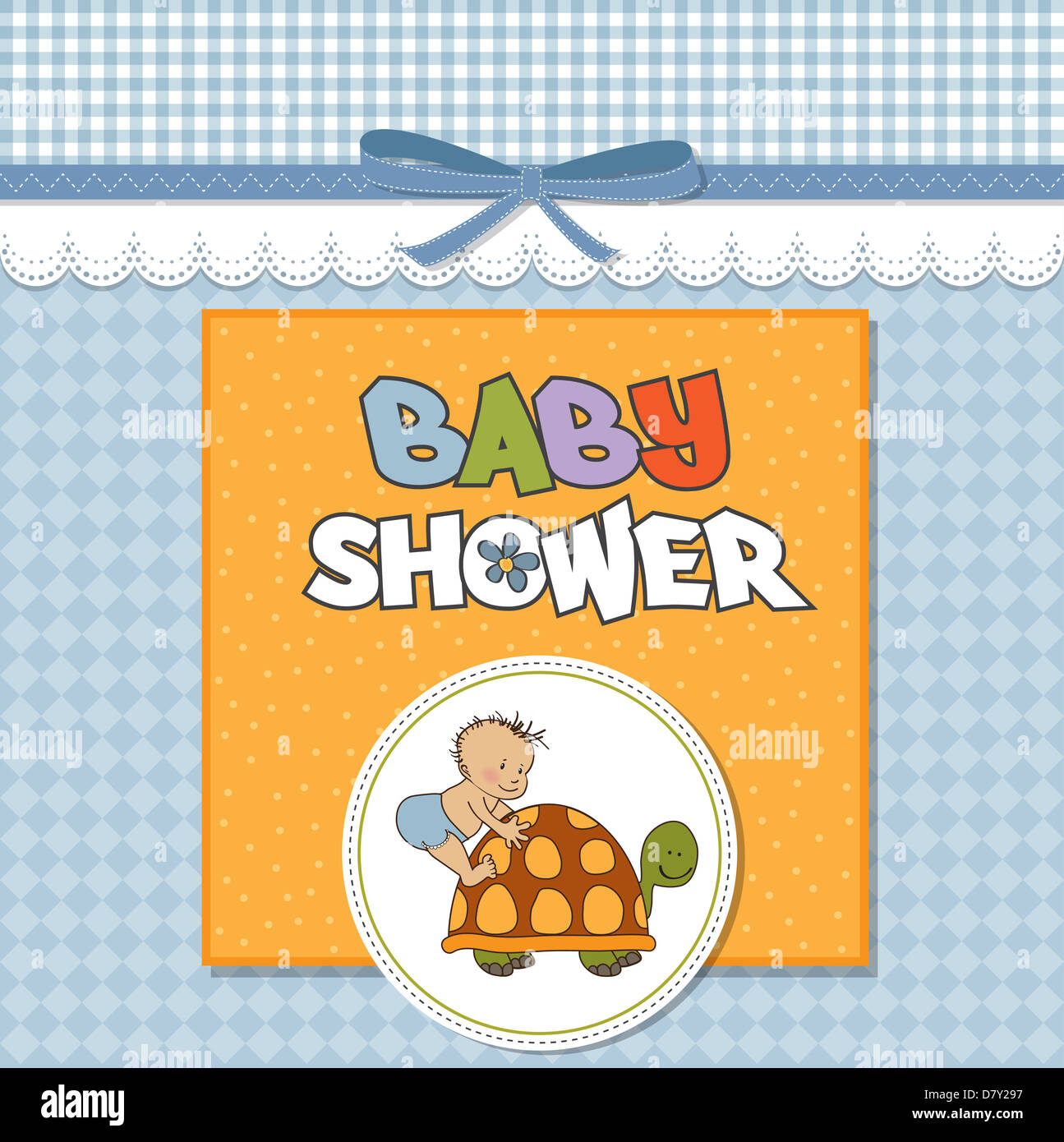 funny baby boy announcement card Stock Photo Alamy