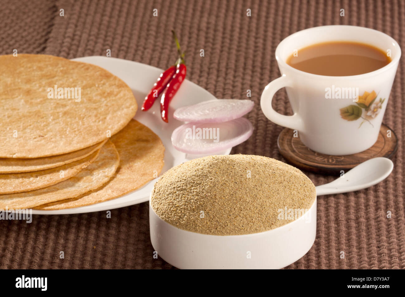 kakra- gujarati snack. Stock Photo