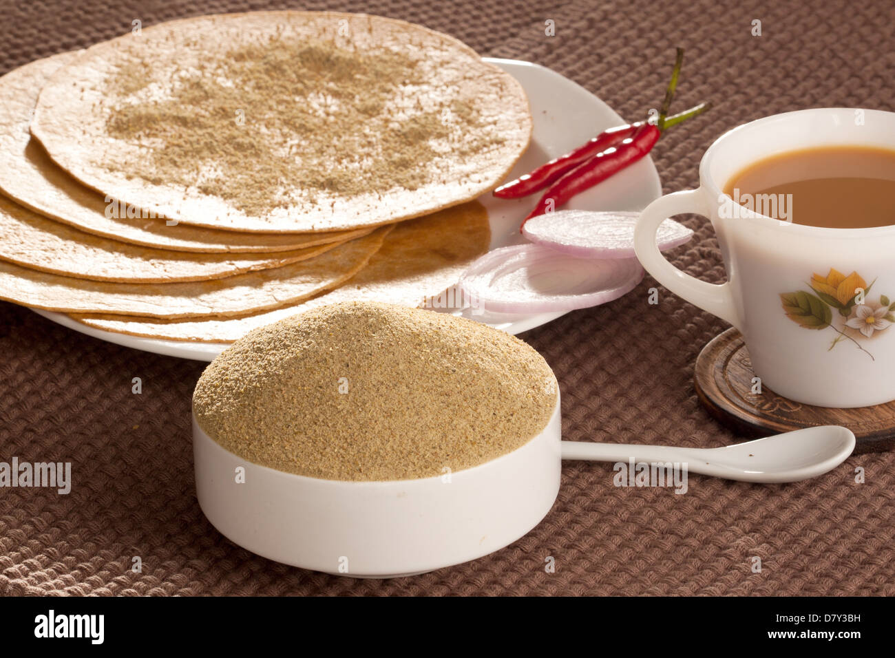 kakra- gujarati snack. Stock Photo