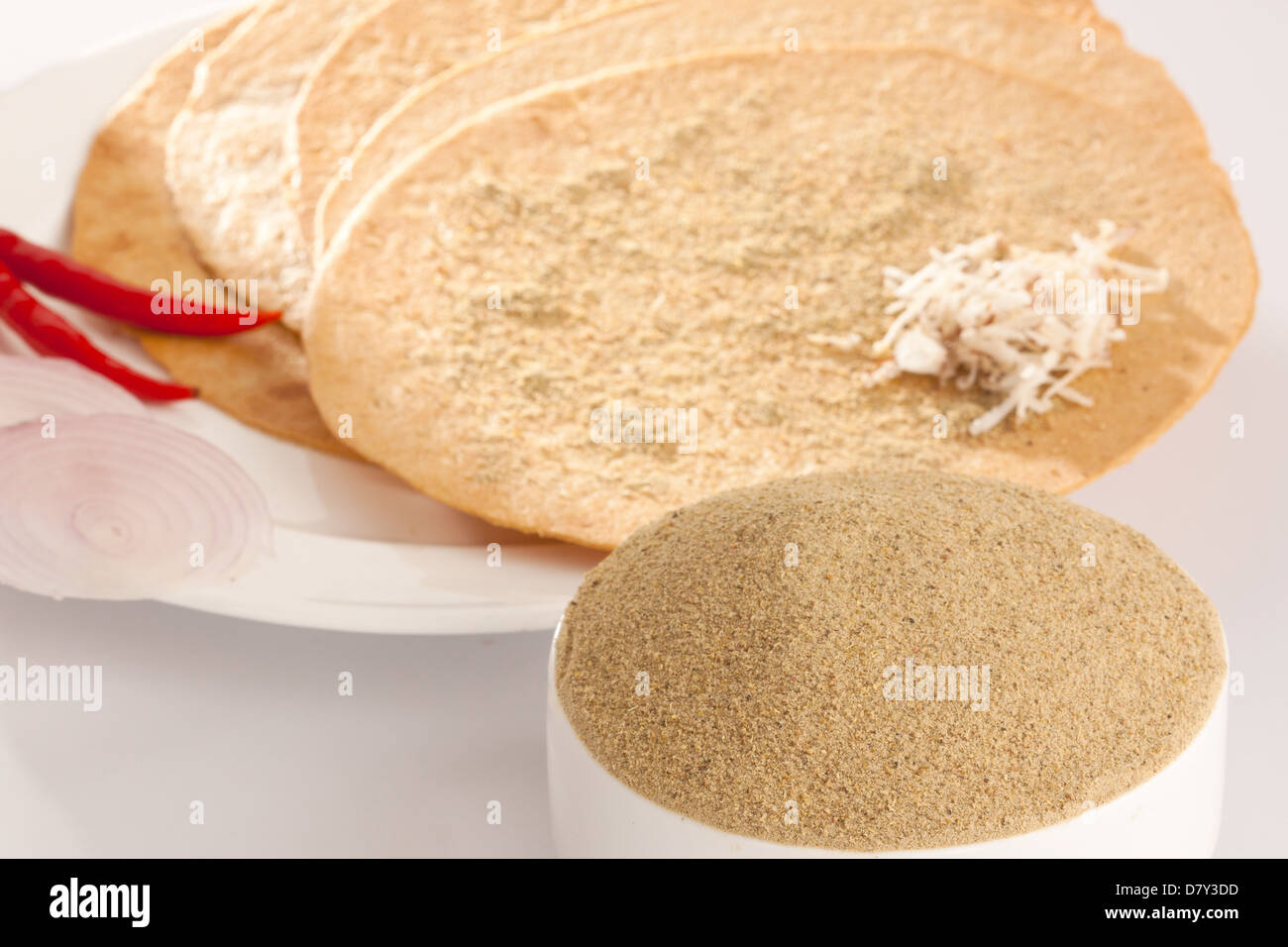 kakra- gujarati snack. Stock Photo