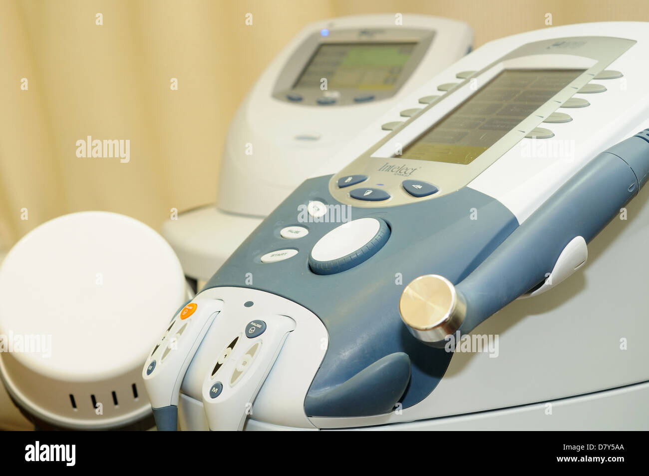 Medical appliances for physiotherapy treatment . Stock Photo