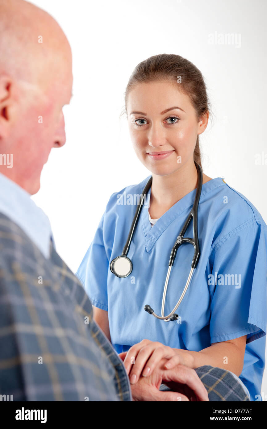Nhs nurse and patient hi-res stock photography and images - Alamy