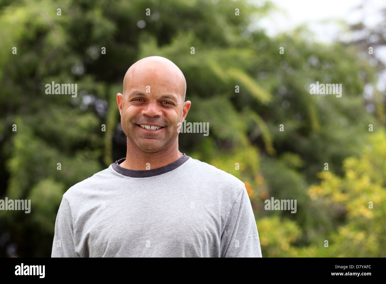 American bald man hi-res stock photography and images - Alamy