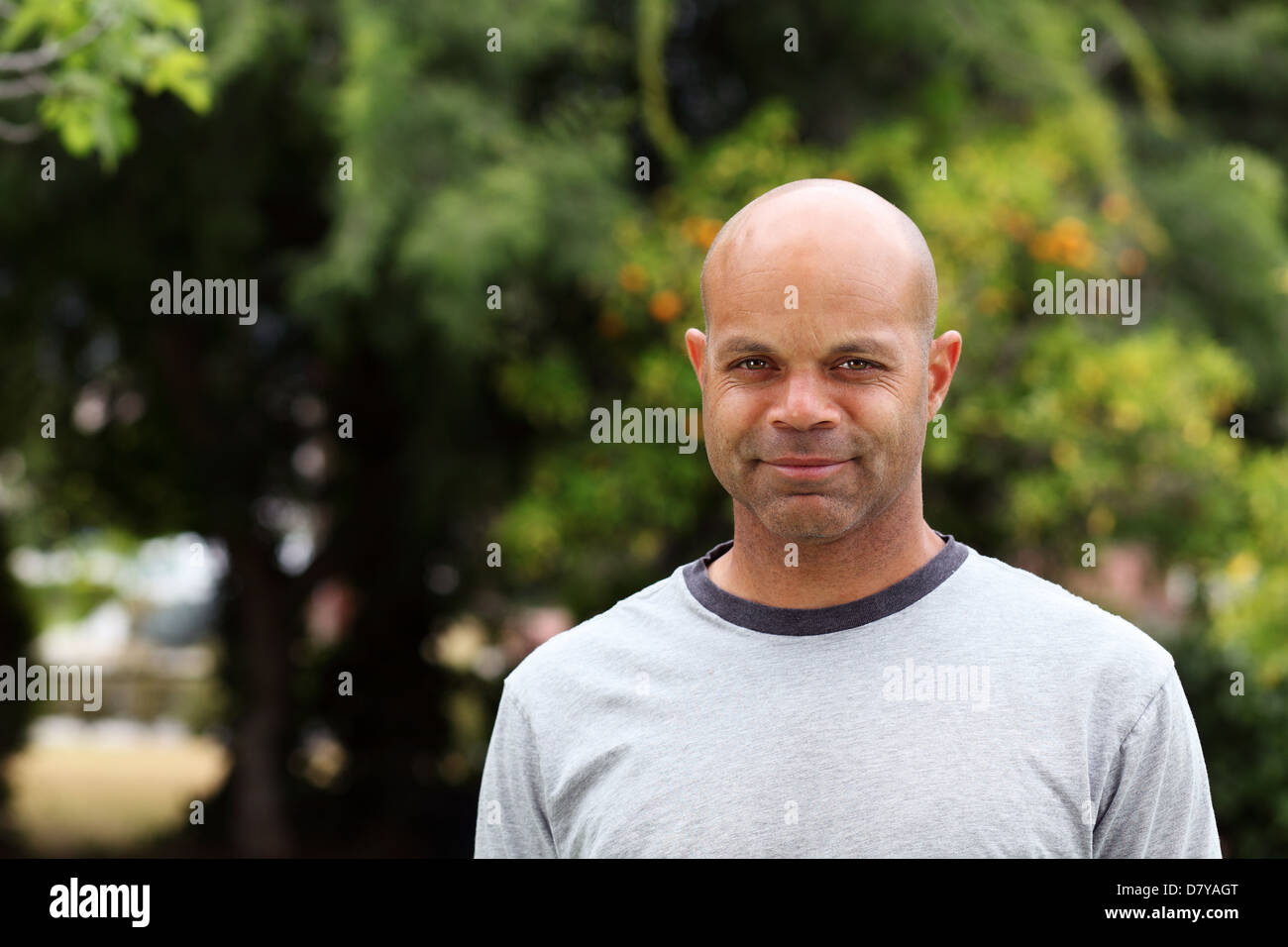 American bald man hi-res stock photography and images - Alamy