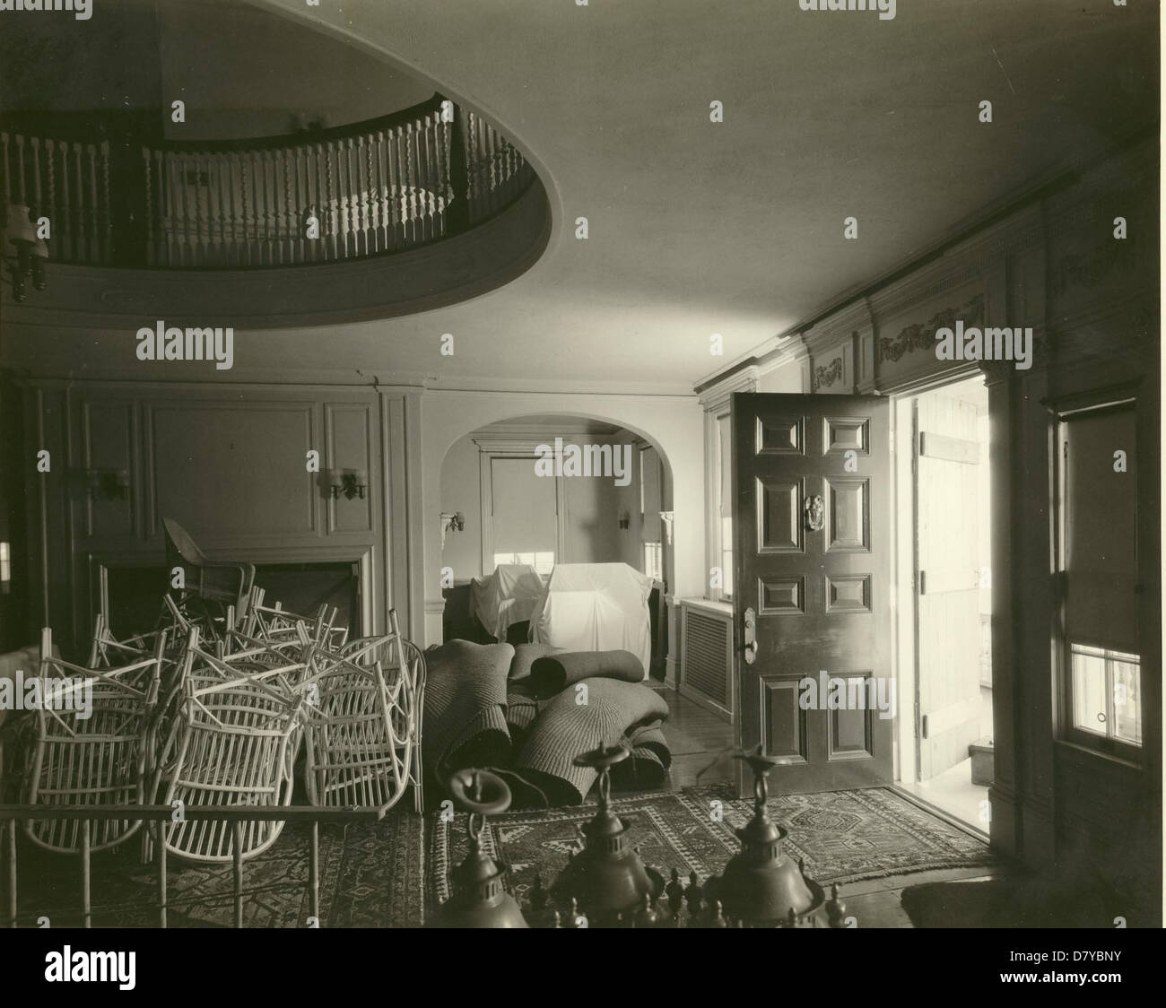 Sea Girt House Interior Stock Photo Alamy