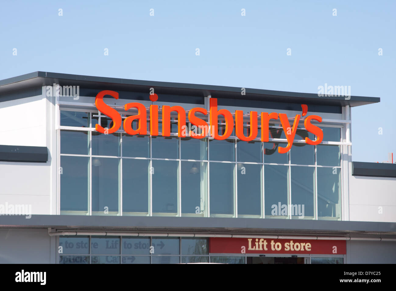 A Sainsbury's superstore Stock Photo