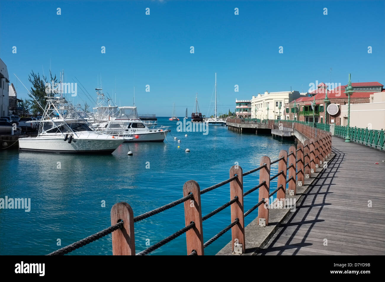 Harbour and Marina at Bridgetown, Barbados Stock Photo - Alamy