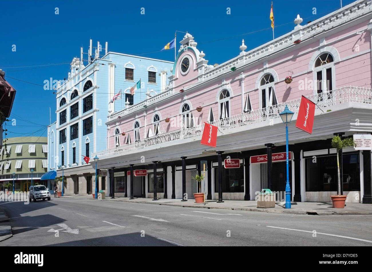 Department Store on Broad Street, Barbados, The Caribbean Stock Photo