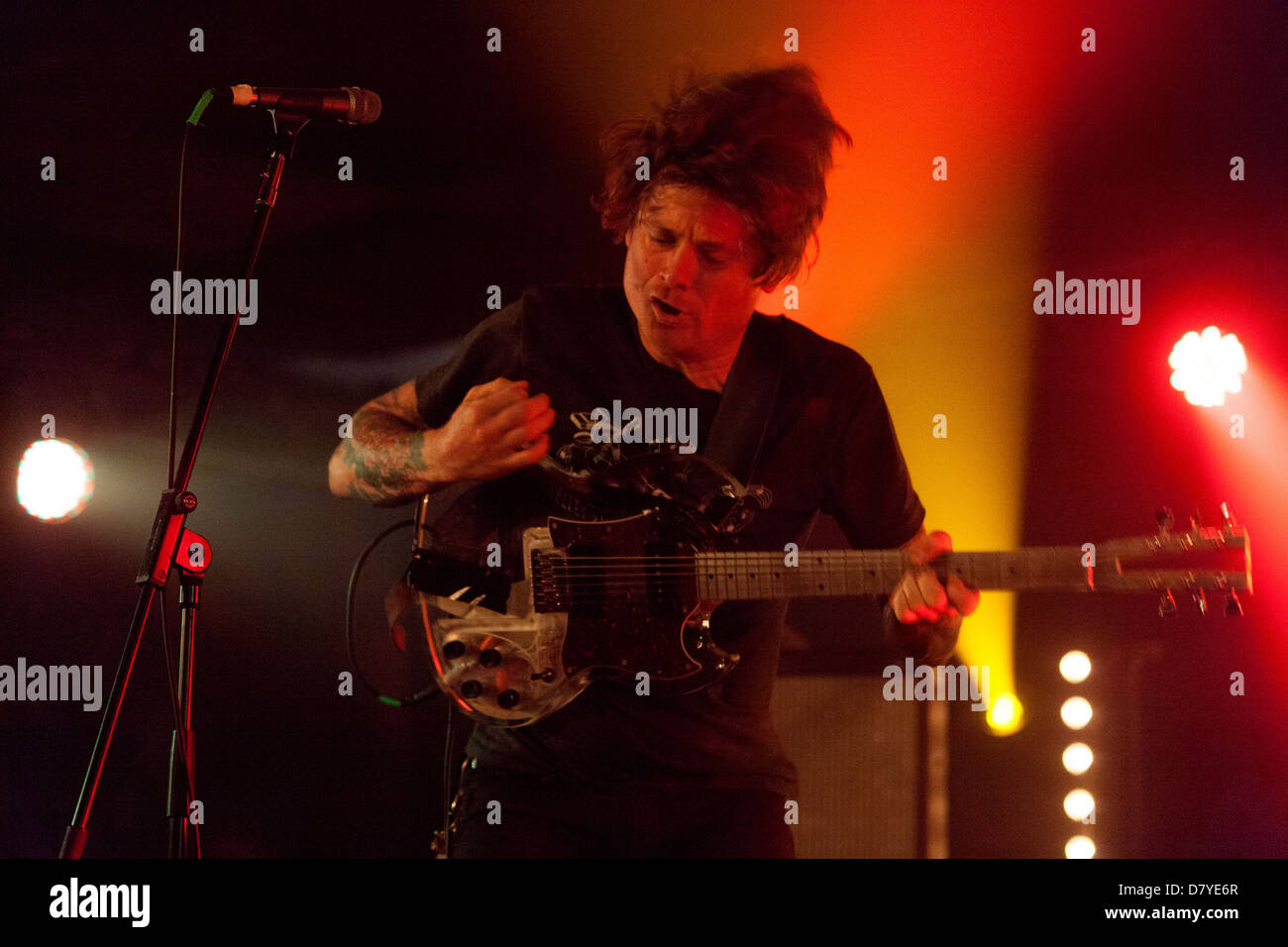Thee Oh Sees Performing At All Tomorrows Parties Festival Pontins Camber Sands West Sussex England United Kingdom Stock Photo Alamy