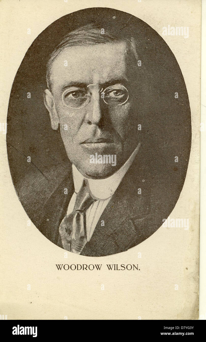 Woodrow Wilson Portrait Hi Res Stock Photography And Images Alamy