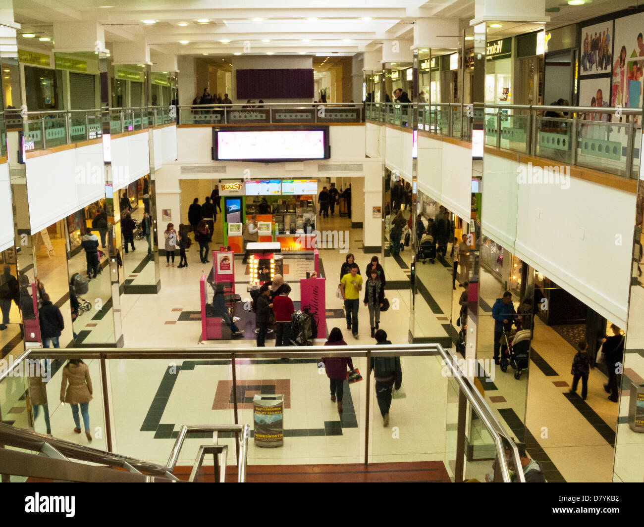 Victoria Centre shopping inside Nottingham City Center, Nottinghamshire