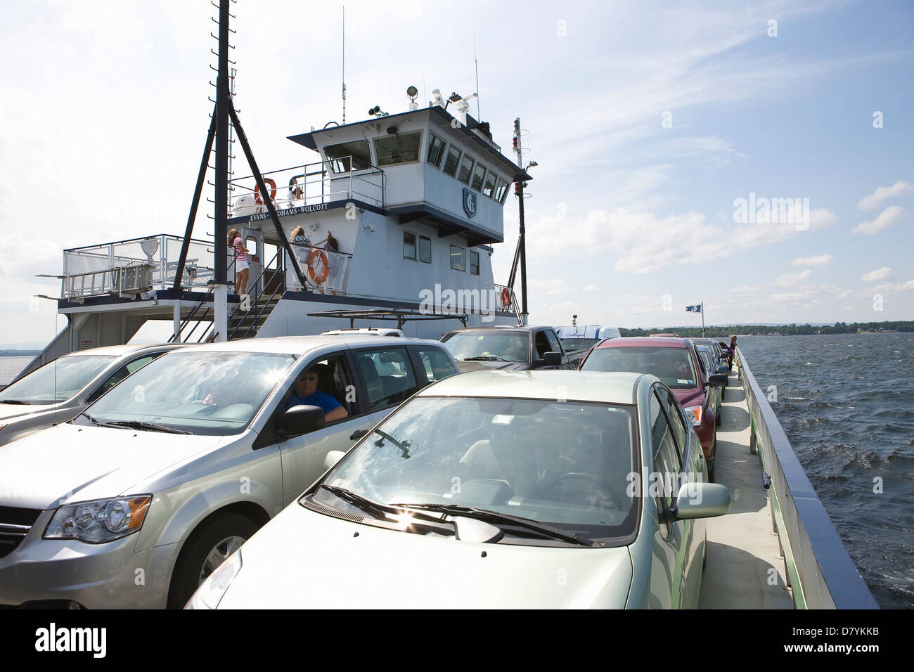 Ferry on Lake Champlain Burlington, Vermont Stock Photo Alamy