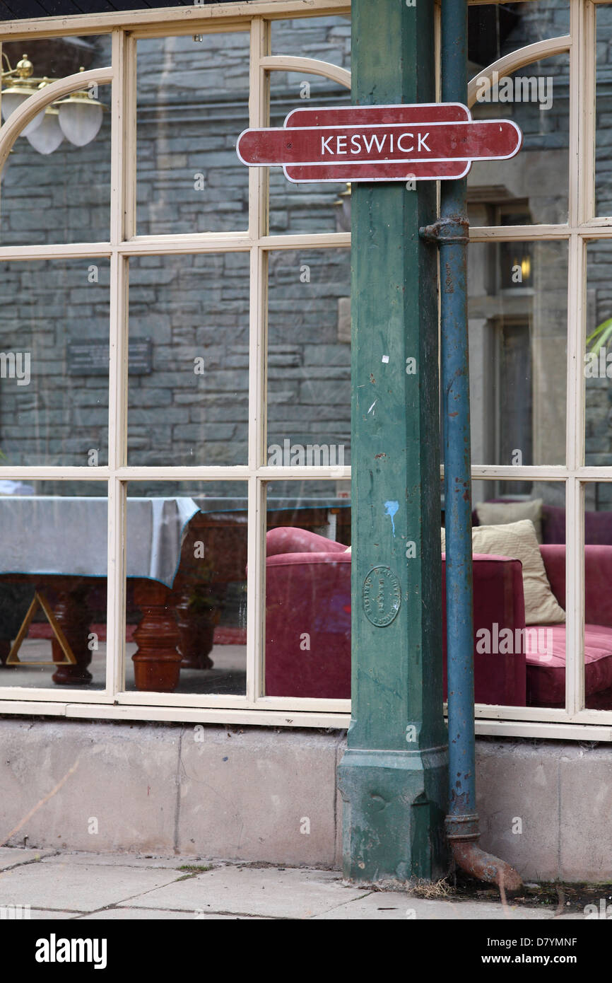 keswick railway station Stock Photo Alamy