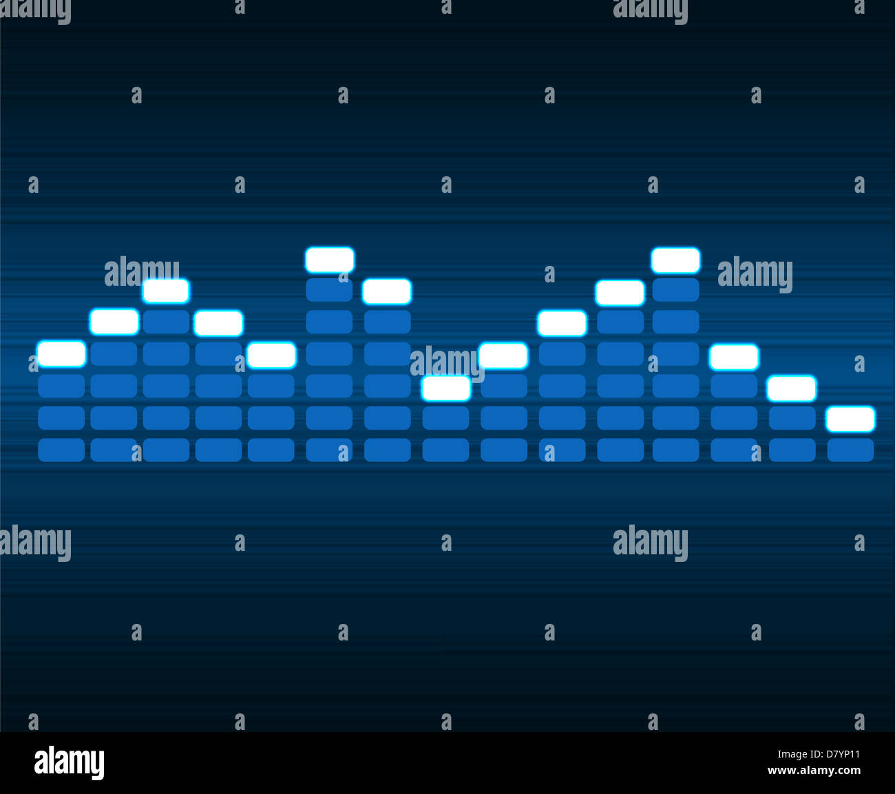 Digital equalizer vector illustration Stock Photo Alamy
