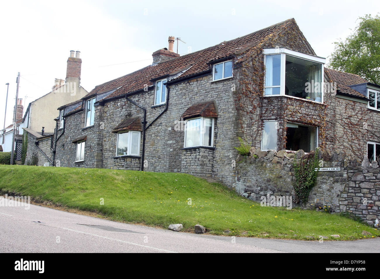 Modernized rural cottage in Almondsbury Gloucestershire, England, UK, May 2015 Stock Photo