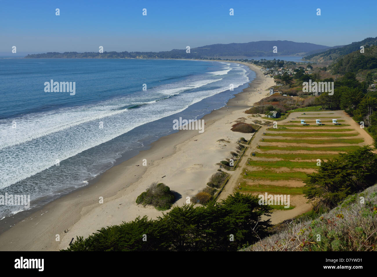 The camping ground at the beach, Stinson Beach CA Stock Photo 56546365 Alamy