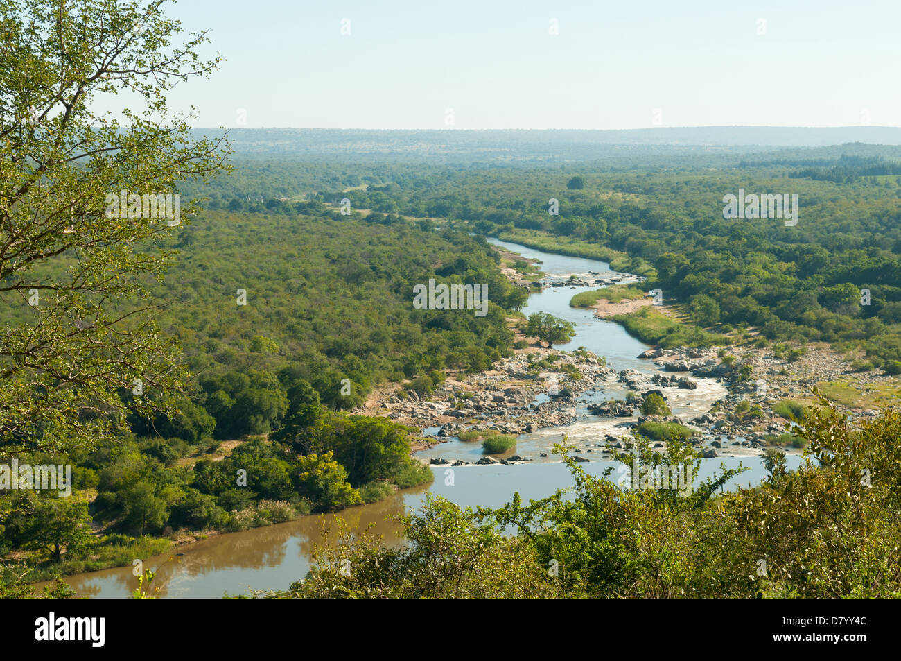 Olifants River from Abel Erasmus Pass, Mpumalanga, South Africa Stock Photo