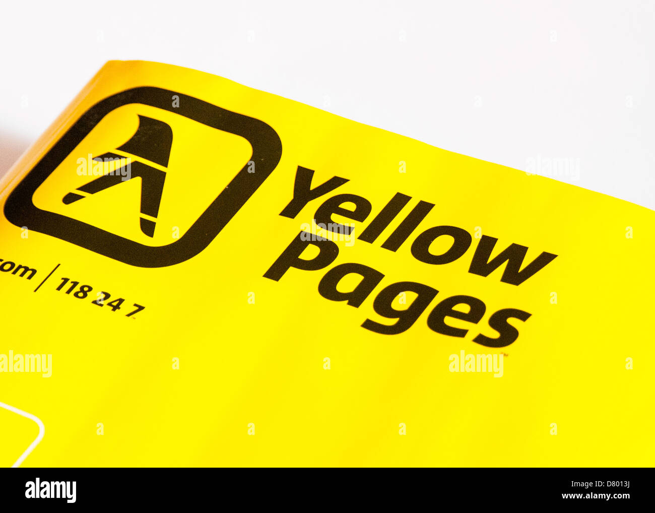 Yellow Pages telephone business directory Stock Photo