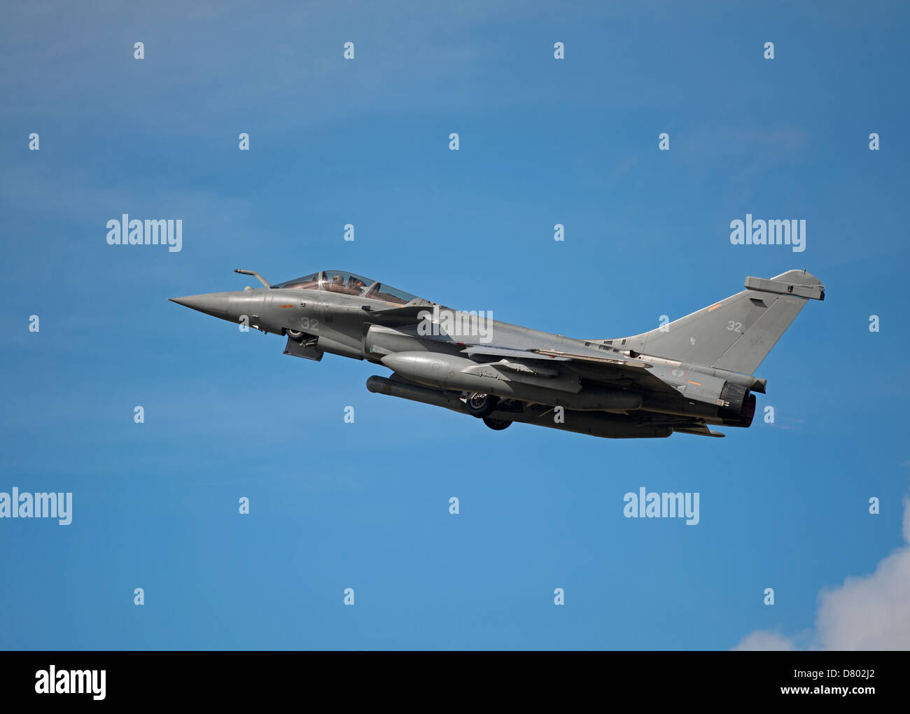 France - Navy Military Single Seat Dassault Rafale M Aircraft.   SCO 9107 Stock Photo