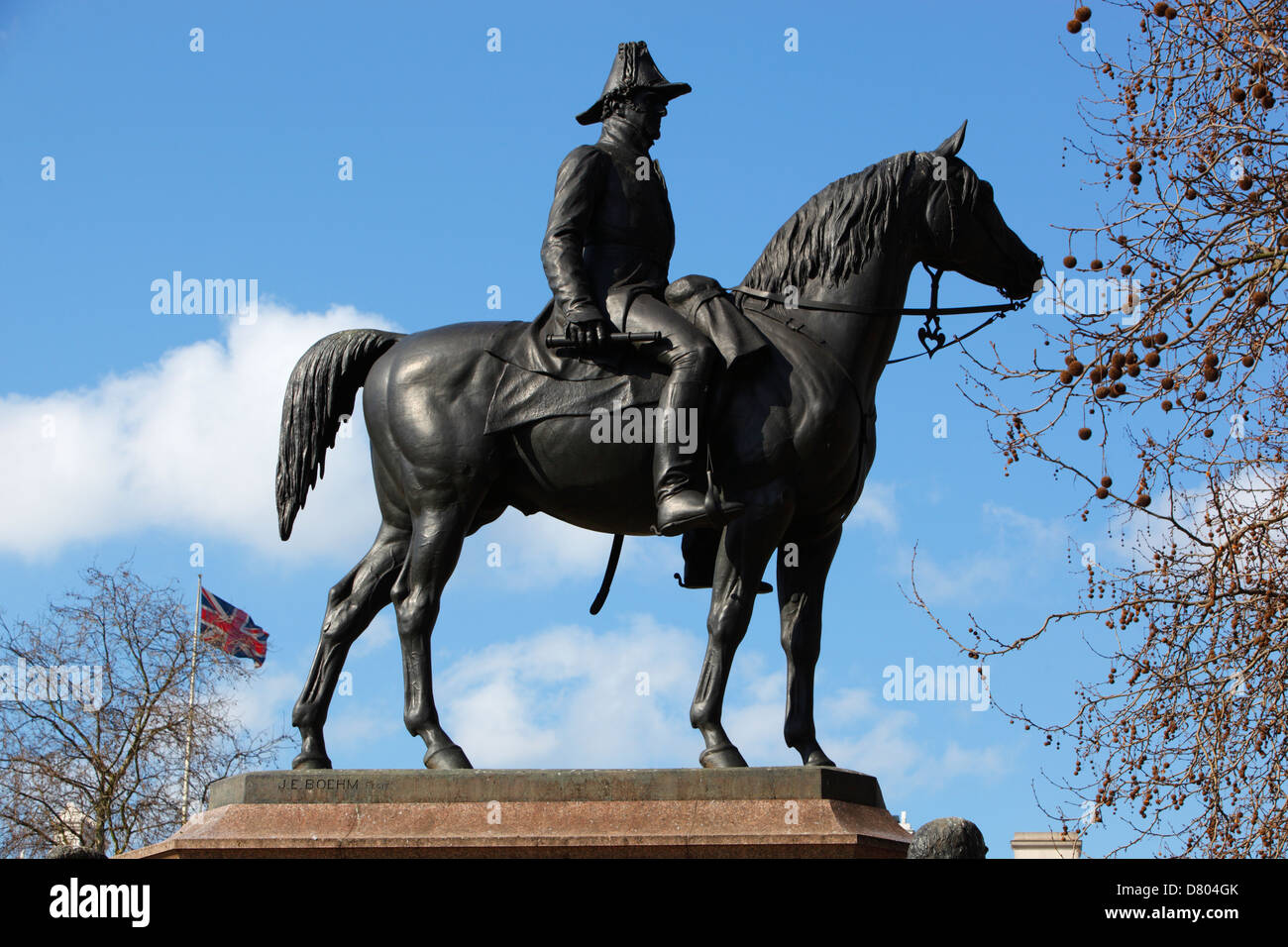 Equestrian statue of the 1st Duke of Wellington on Hyde Park Corner