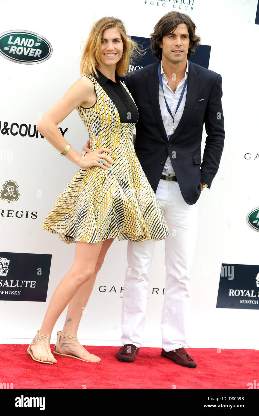 Greenwich, USA.15th May, 2013. Delfina Blaquier and Nacho Figueras attend The Sentebale Royal Salute Polo Cup at The Greenwich Polo Club.Credit:DPA/Alamy Live News Stock Photo