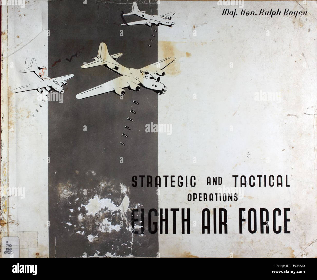 A photograph showing the 8th Air Force in action during World War II ...