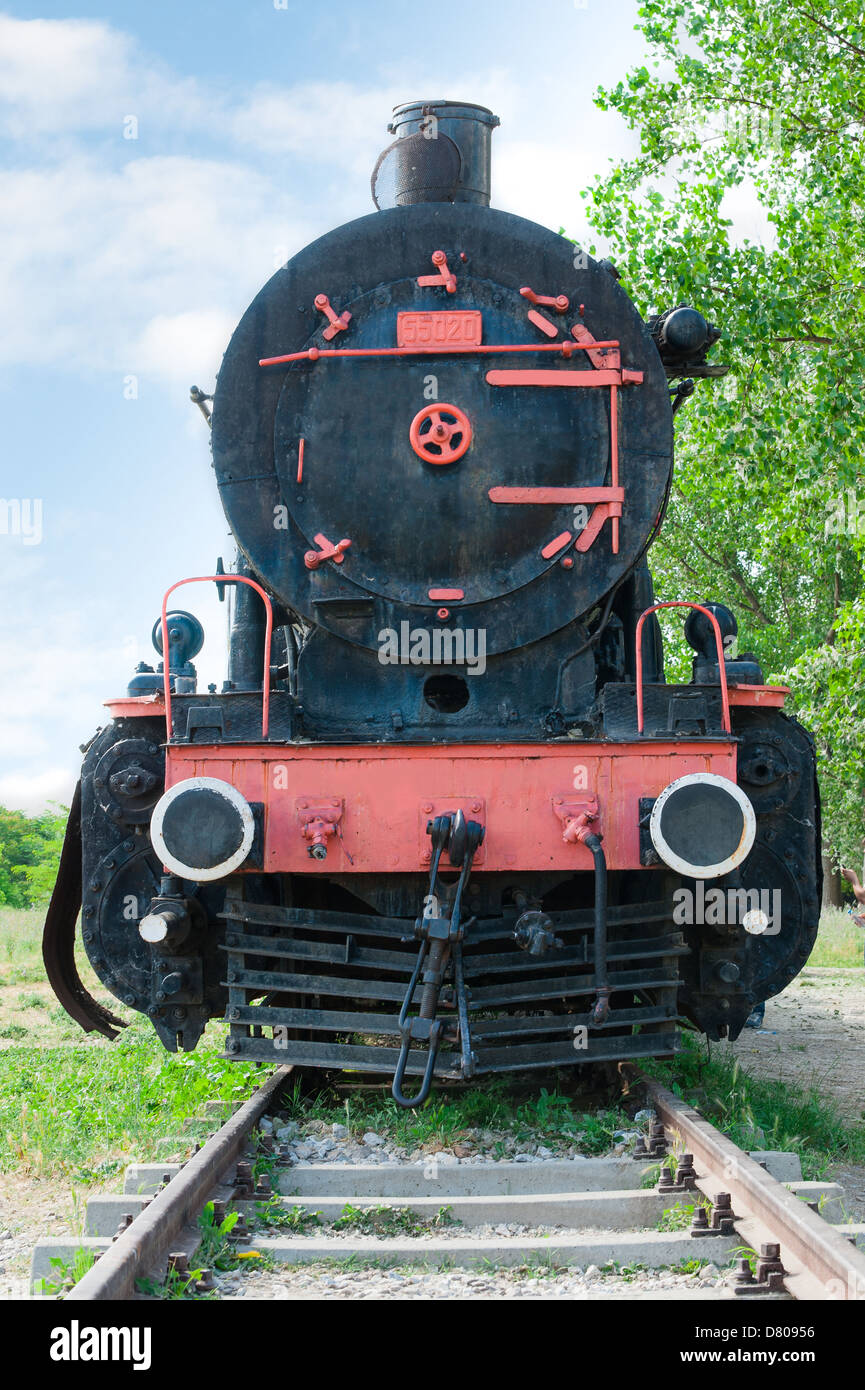 Old Steam Train Front