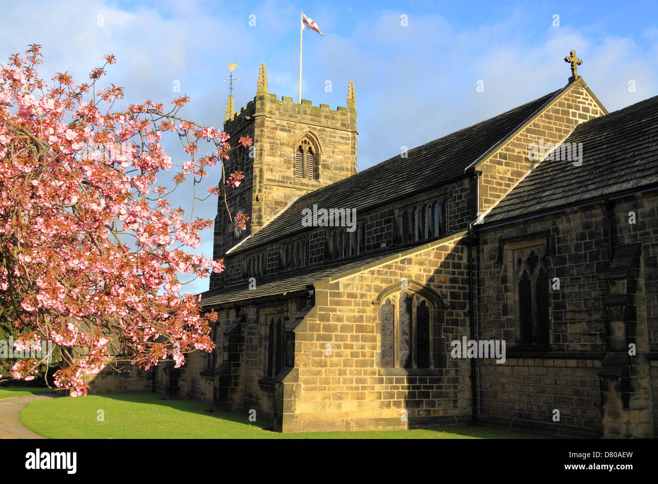 All Saint's Church, Ilkley, West, Yorkshire Stock Photo