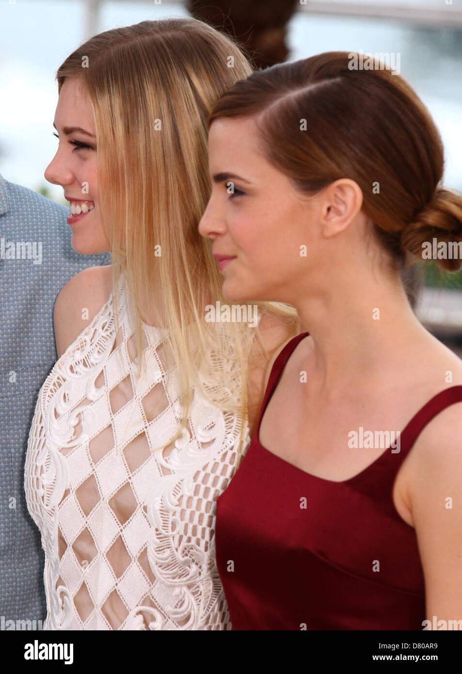 Cannes, France, 16th May 2013. Emma Watson and Claire Julien attend The Bling Ring Photocall - The 66th Annual Cannes Film Festi Stock Photo