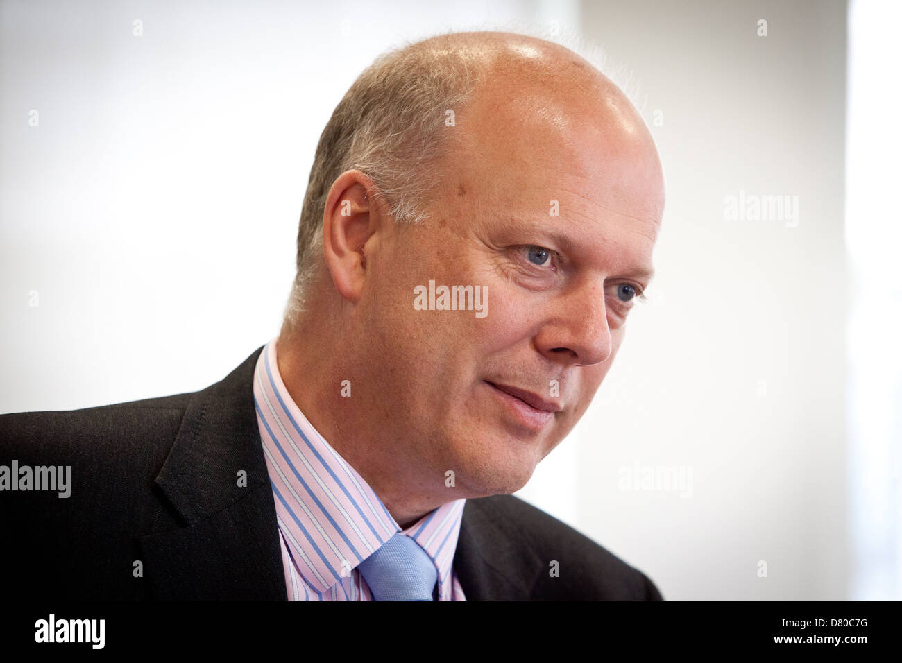 Chris Grayling MP and Lord Chancellor and Secretary of State for Justice Stock Photo
