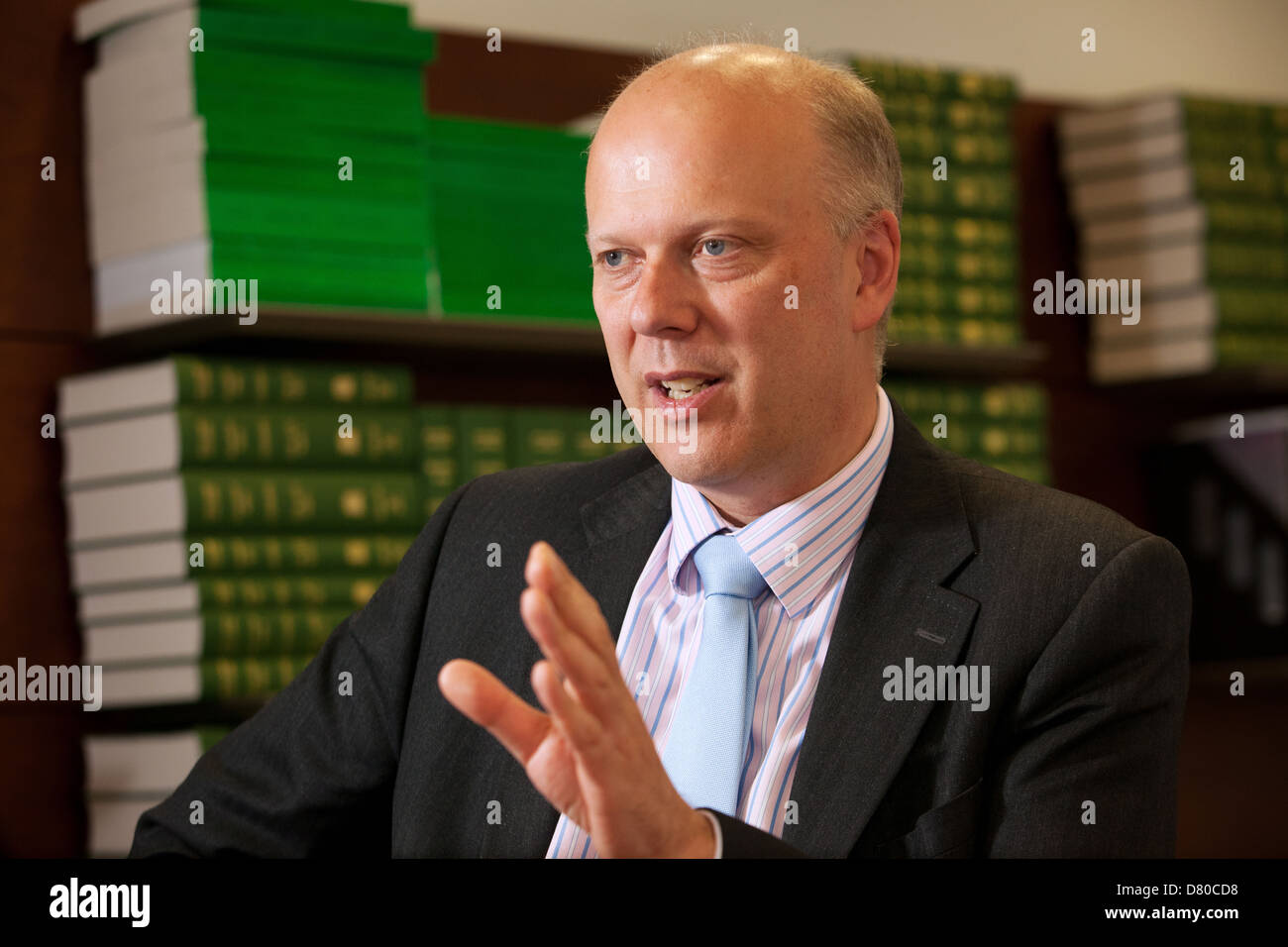 Chris Grayling MP and Lord Chancellor and Secretary of State for Justice Stock Photo
