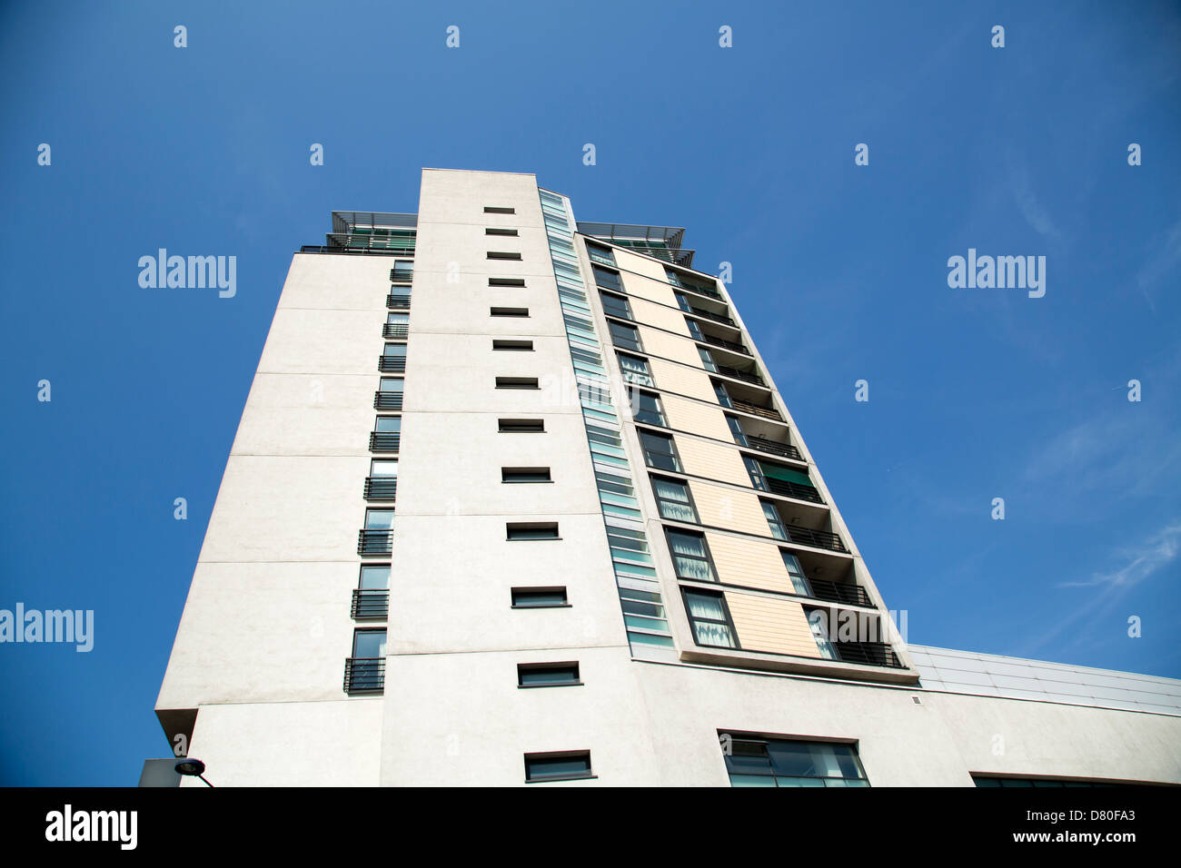 North Finchley, London flats above the Arts Depot Stock Photo