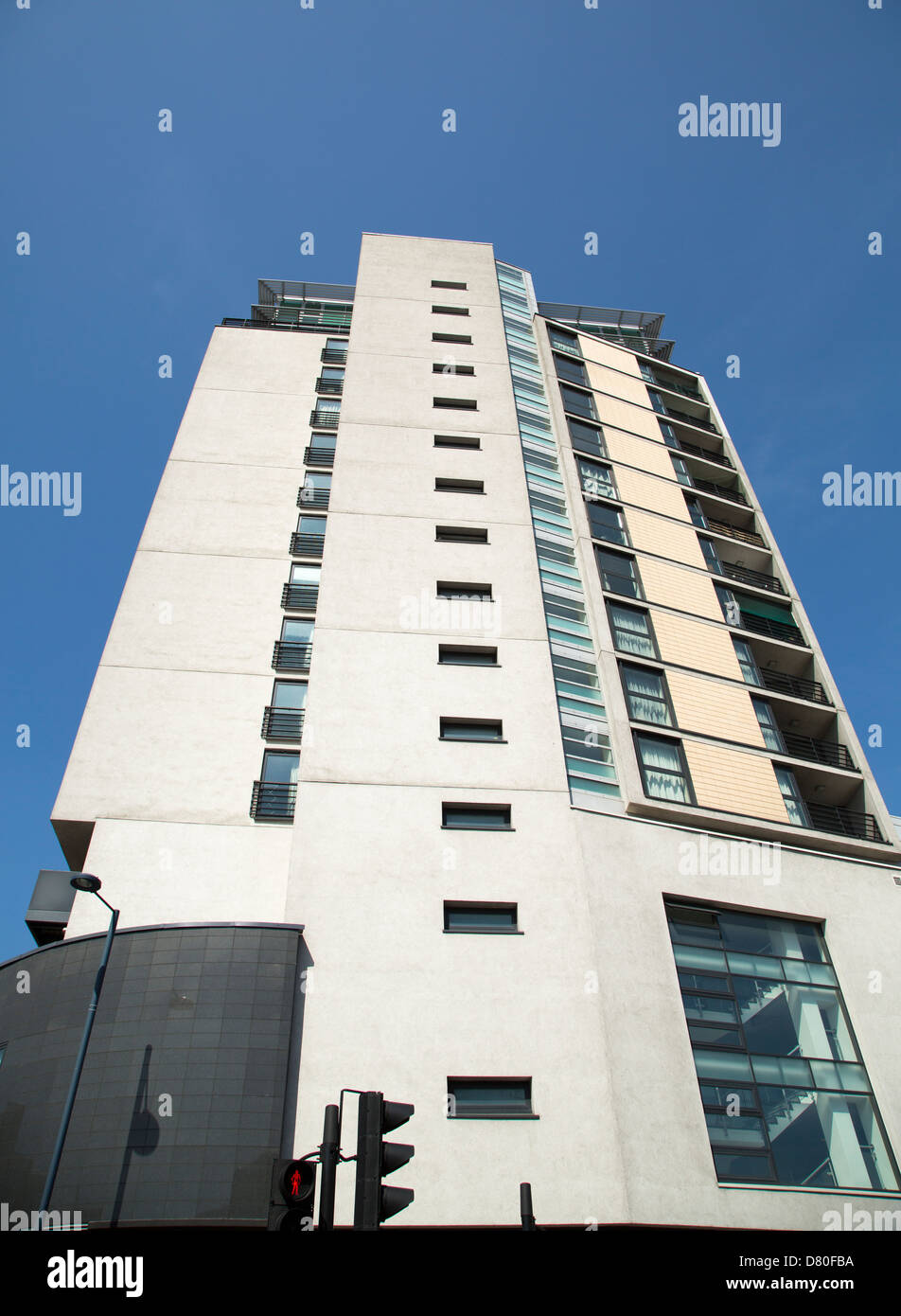 North Finchley, London flats above the Arts Depot Stock Photo Alamy