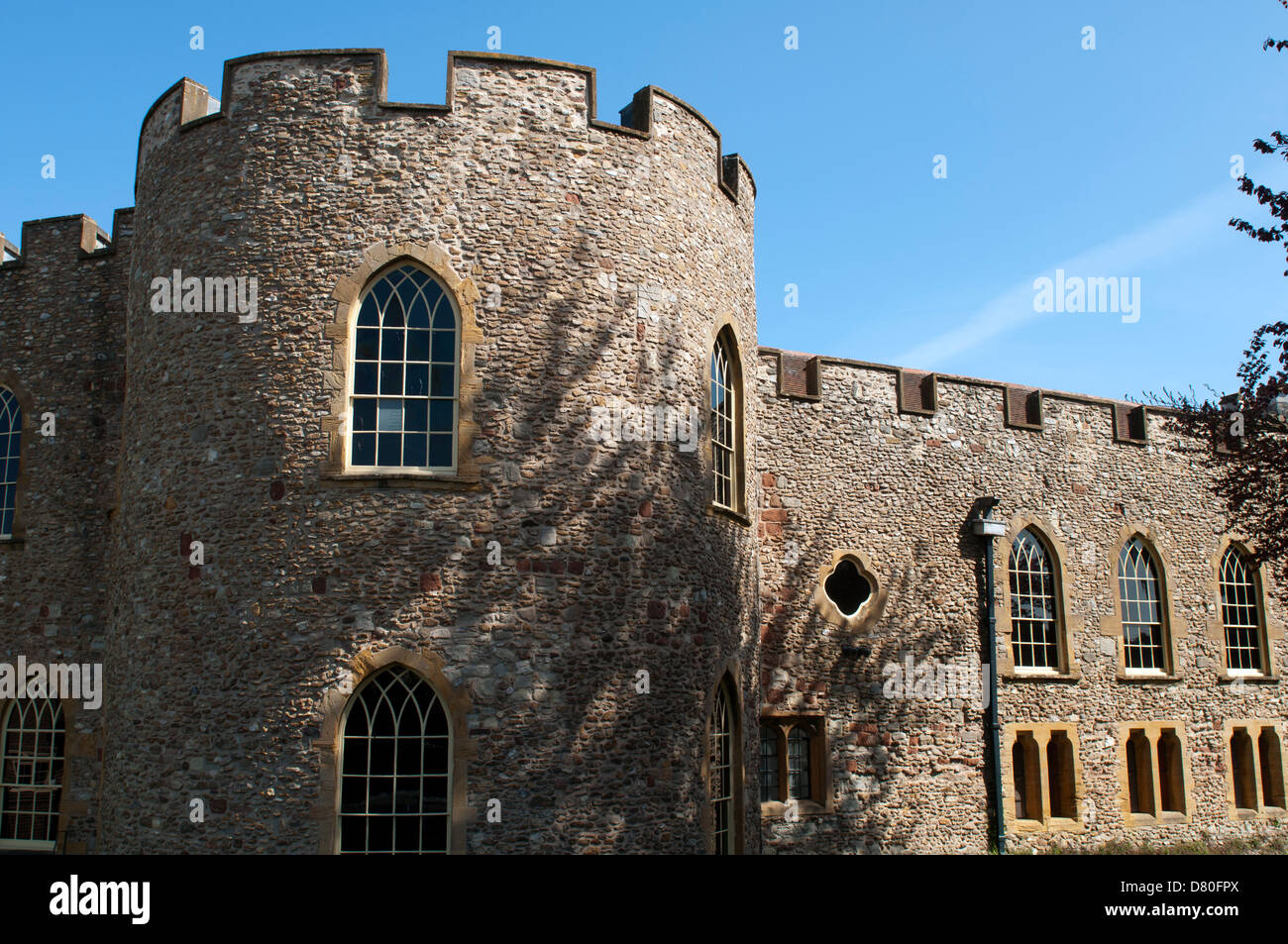 Taunton Castle, Somerset, England, UK Stock Photo